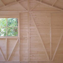 Shire 15&apos; X 10&apos; 6" (Nominal) Apex Tongue & Groove Timber Workshop With Assembly -Forest Garden Shop 95768 A3