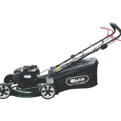 Webb WER19ALSP 48cm 150cc Self-Propelled Rotary Petrol Lawn Mower -Forest Garden Shop 961PP A3