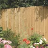 Rowlinson Vertical Board Feather Edge Fence Panels Natural Timber 1.8 X 1.5m Pack Of 3 2 Rowlinson Vertical Board Feather Edge Fence Panels Natural Timber 1.8 X 1.5m Pack Of 3 -Forest Garden Shop 965PP P