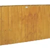 Forest Feather Edge Fence Panels Golden Brown 6 X 3&apos; Pack Of 9