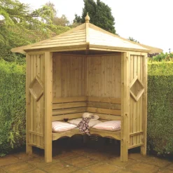 Shire 4&apos; X 4&apos; (Nominal) Pyramid Timber Arbour