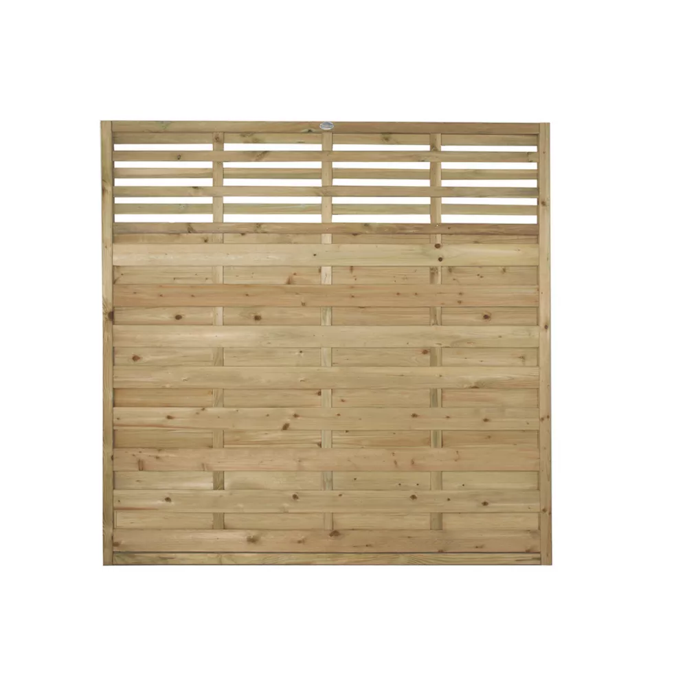 Forest Kyoto Slatted Top Fence Panels Natural Timber 6 X 6' Pack Of 9 3 Forest Kyoto Slatted Top Fence Panels Natural Timber 6 X 6' Pack Of 9