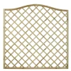 Forest Hamburg Lattice Curved Top Garden Screens 6 X 6&apos; 6 Pack -Forest Garden Shop 98954 P